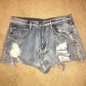High waisted shorts